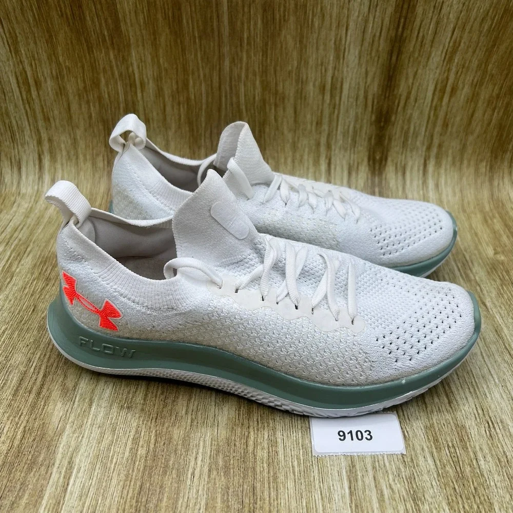 Under Armour Flow Velociti SE Women's Size 8.5 White Phoenix Fire 3024017-114‎